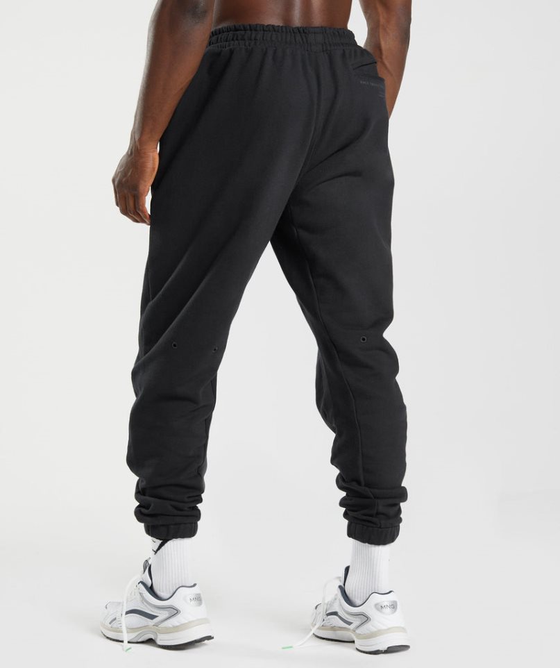 Men's Gymshark GS10 Year Jogger Black | NZ 5HSYPK